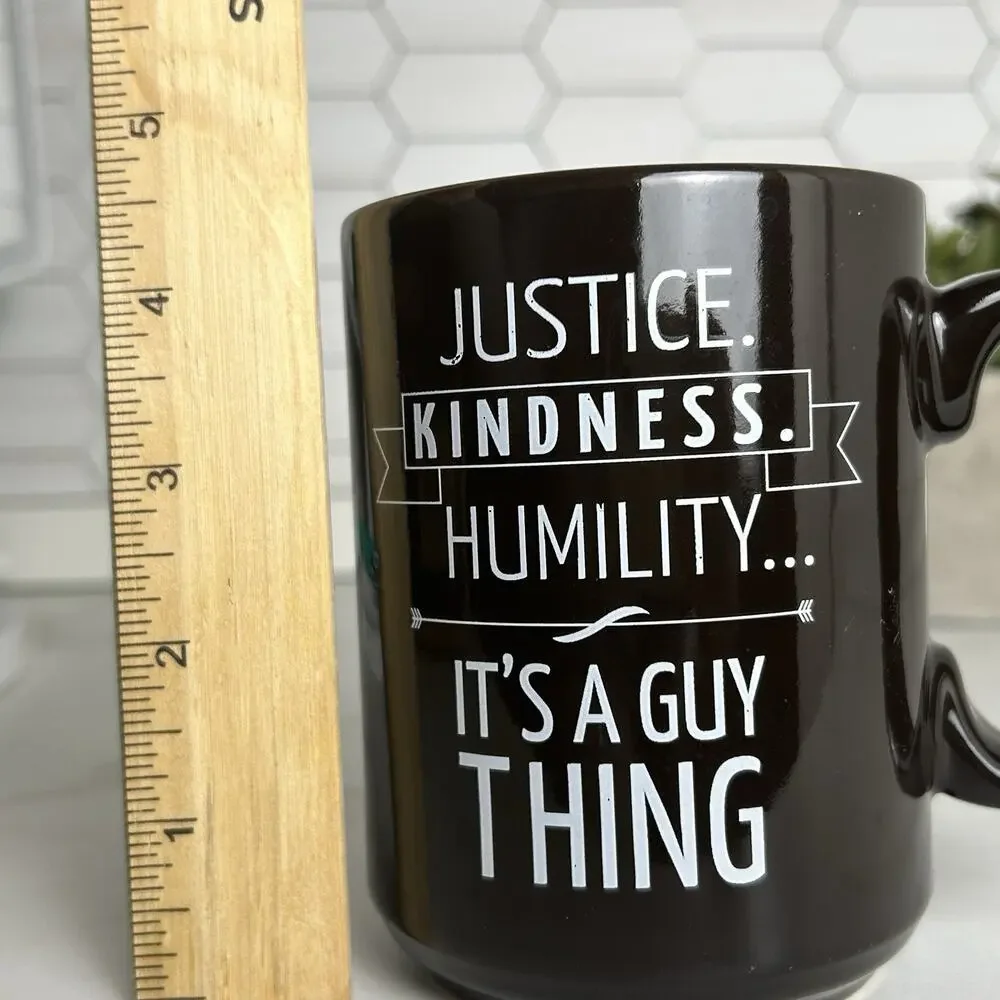 Christian Mug Bible verse Micah 6:8 Gift Present Holy Kindness Brings Humility